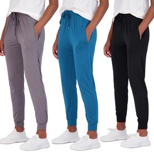 NEW Women’s Dry fit Active Athletic Joggers Yoga Lounge pants - RealEssentials